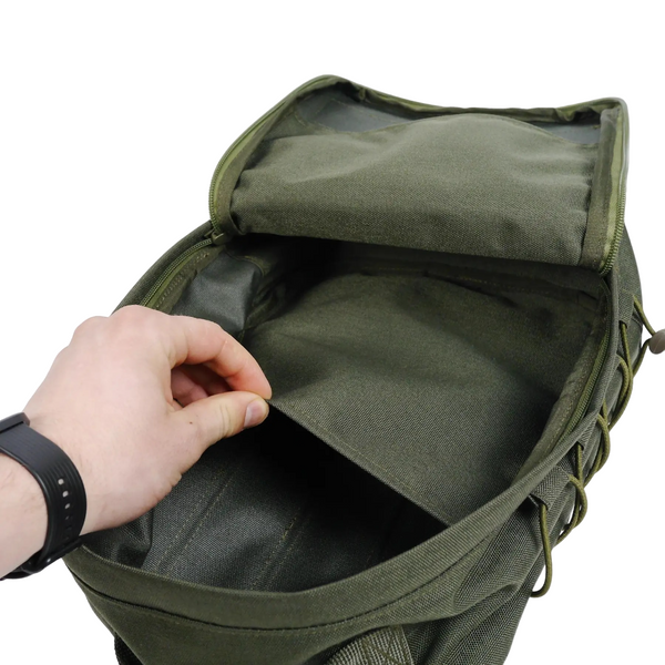 Штурмовой рюкзак быстросъемный кордура хаки 6035 фото