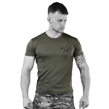 Тактична футболка CoolMax Medical Odin, Олива 85608-48 фото