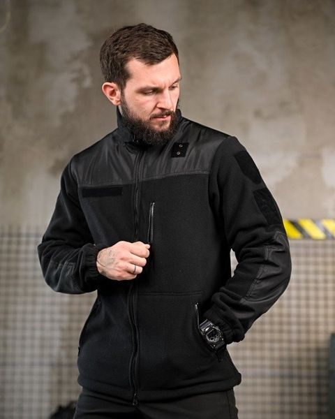 Флісова кофта Wolfskin Fleece Black 50236-46 фото