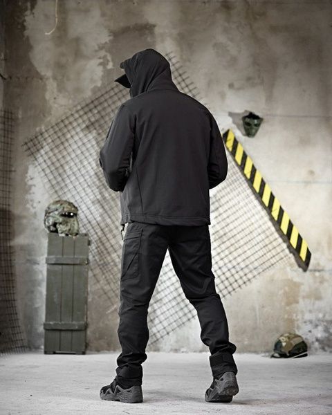 Тактический костюм Soft Shell Police Black 93473-46 фото