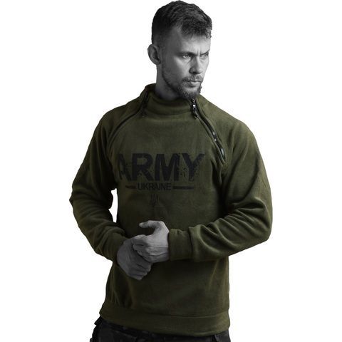 Флисовая кофта ARMY, олива 60455-46 фото