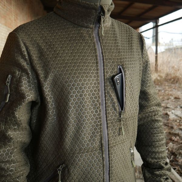 Флисовая кофта Militex Windblock Tactical Khaki 1239-S фото