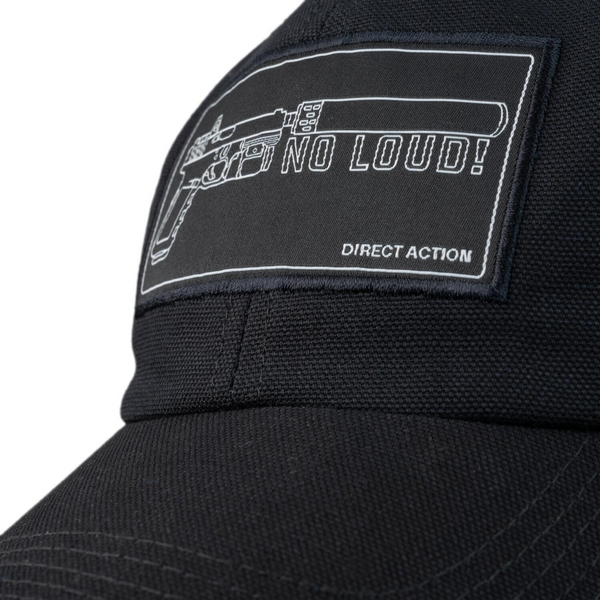 Бейсболка Direct Action No Loud Vintage Baseball Cap Black CP-DANL-CTN-BLK фото