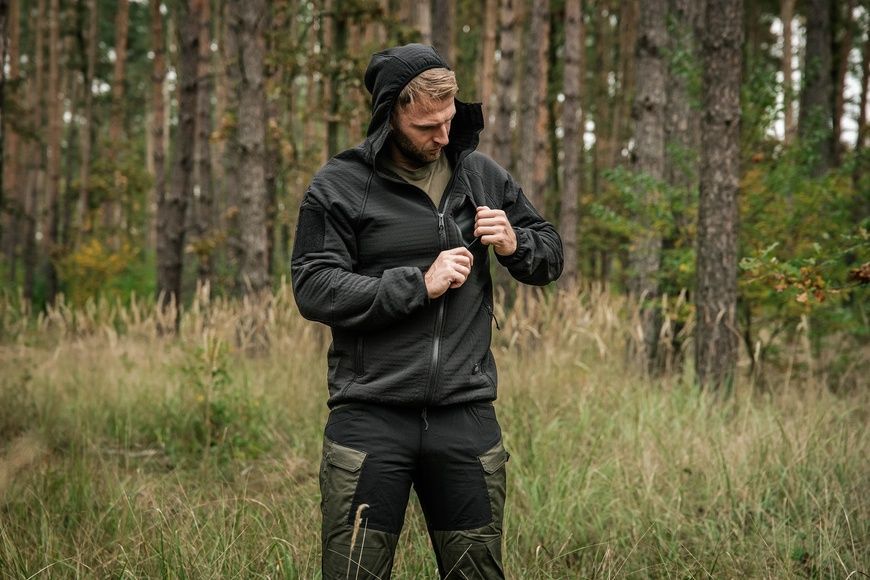 Флисовая кофта Helikon Patriot Pro Black BL-PPF-RP-01-B02-(XS) фото