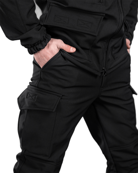Тактический костюм softshell Adaptive Shield Black 51852-46 фото