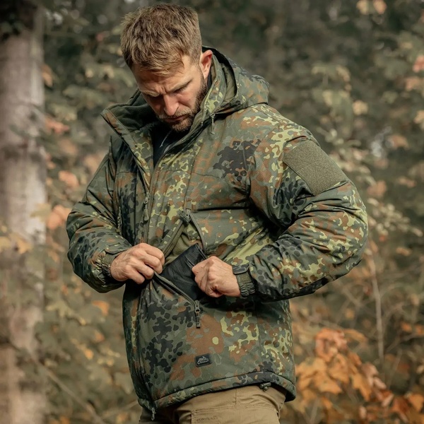 Зимняя куртка Helikon-Tex Level 7 Climashield® Apex 100g, Flacktarn JW-VK-Hel-Flecktarn-44 фото