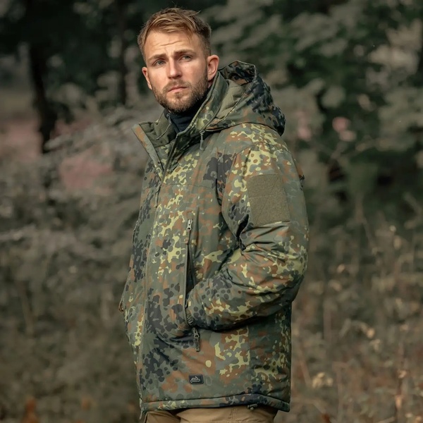 Зимняя куртка Helikon-Tex Level 7 Climashield® Apex 100g, Flacktarn JW-VK-Hel-Flecktarn-44 фото