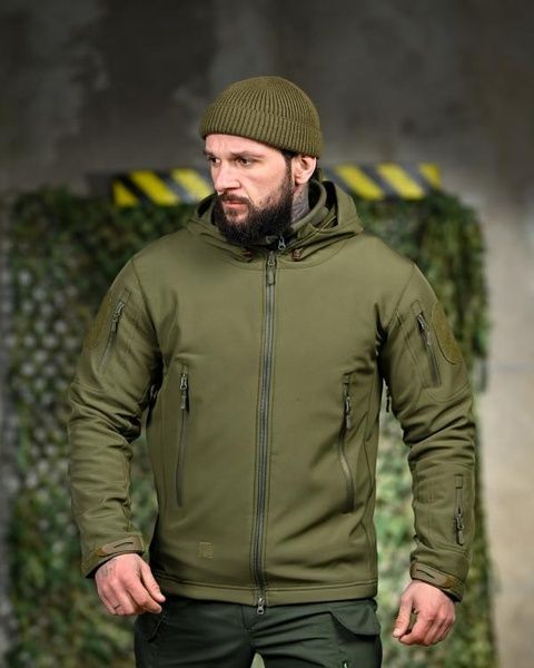 Тактическая куртка Soft Shell Windstoper Olive 19485-50 фото