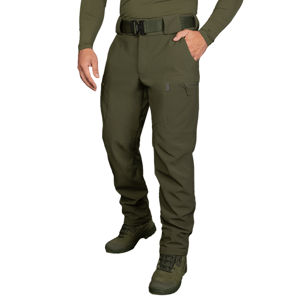 Штаны SoftShell Mesh Olive 7307-56 фото
